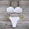 Bikini Push Up Swimwear Bikini Set Pink Swimwear Women Micro Swimsuit Female Bandage Bikini Beach Wear Swimming Two-Piece Swimsuit Summer Swimsuit for Women by Stevvex