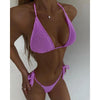 Bikini Push Up Women Swimsuits Female Micro Bikini Set Solid Swimwear Bathing Suit Swimming Suits Women Two-Pieces Swimwear Bikini Set Triangle Swimsuits by Stevvex