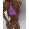 Bikini Push Up Women Swimsuits Female Micro Bikini Set Solid Swimwear Bathing Suit Swimming Suits Women Two-Pieces Swimwear Bikini Set Triangle Swimsuits by Stevvex