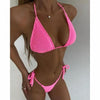 Bikini Push Up Women Swimsuits Female Micro Bikini Set Solid Swimwear Bathing Suit Swimming Suits Women Two-Pieces Swimwear Bikini Set Triangle Swimsuits by Stevvex