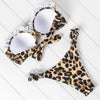 Bikini Set High Cut Solid Swimsuit Women Swimwear Push Up Bathing Suit Beachwear Leopard Bikini Women's Ribbed Underwire Bikini High Cut Bikini V Swimwear Butterfly Print High Leg Bikini Swimsuit by Stevvex