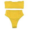 Bikini Set Summer Swimwear Beach Women's Swimsuit Bathing Suit Push Up Brazilian Bikini Women’s Two-Piece Strapless Padded High Cut Bathing Suit Swimwear by Stevvex