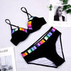 Bikini Set Swimwear Women Print Swimsuit Push Up Plus Size Bathing Suit Beachwear Women's Push-Up Bikini Set Padded Bikini Swimsuit by Stevvex