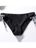 Bikini Sets Solid Color Swimsuit Mid-Waist Gather Cup Bikinis Women Swimwear Female Bathing Suits Beach wear Two Piece Swimsuits Triangle Bikini swimsuits for Women by Stevvex