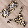 Bikini Swimwear Women Swimsuit Leopard Bikini Set Women's Halter Triangle Bikini Bottom Cheeky Two Piece Swimsuits Push Up Bathing Suit Female Summer Beach Wear by Stevvex