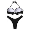 Bikini Swimwear Women Swimsuit Leopard Bikini Set Women's Halter Triangle Bikini Bottom Cheeky Two Piece Swimsuits Push Up Bathing Suit Female Summer Beach Wear by Stevvex