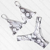 Bikini Swimwear Women Swimsuit Push Up Micro Bikinis Set Swimming Bathing Suit Beachwear Summer Thong Bottom Two Piece Bikini Double Shoulder Straps Cute Swimsuit Triangle Bathing Bikini by Stevvex