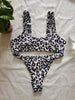 Bikini Women Orange Leopard Push Up Padded Thong Swimsuit Female Cut Out Bathing Suit Swimwear Padded Push up Thong Bikini Sets Swimsuits for Women by Stevvex