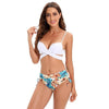 Bikini Women Push Up Swimsuit 3 Piece Bikini Set With Cover Up Women's Fashion 3 Piece Tie Dye Top Bikini Set Swimsuit Cover Up Skirt Swimwear Push Up Bather Swim Wear by Stevvex