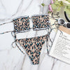 Bikini Women Swimsuit Female Low Waist Swimwear Women Beach Mini Thong Bikini Set Bathing Suit Women Thong Swimsuits Strapless 2 Piece Bikini String Tie Ruffle Brazilian Bathing Suit by Stevvex