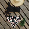 Bikini Women Swimwear Push Up Swimsuit One Shoulder Print Lightweight Bikini Set Bathing Suit Beach Swimming Suit High Waist Comfy One Shoulder Bikini Set Bathing Suit For Women by Stevvex