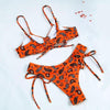Bikinis Micro Adjustable Swimwear Women Summer Bikini Set Modern Colorful Print Beach Wear Women's Comfortable Swimsuit Knotted String Triangle Bikini Tie Side High Cut Bikini Set by Stevvex
