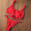 Bikinis Women's Swimsuit Women Bathing Suit Classic Bikini Bathing Suit High Cut Bikini Set Swimsuits Plus Size Swimwear Summer Push Up Swimwear Women Adjustable Swimsuit 2 Piece Female Bikini by Stevvex