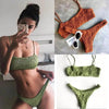 Bikinis Women Swimwear Two Piece Set Women Plus Size Swimwear Bandage Push-Up Padded Bra Bikini Set Swimsuit Bathing Suit Women Push-up Padded Bra Bandage Bikini Set Swimsuit Swimwear Bathing by Stevvex