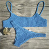 Bikinis Women Swimwear Two Piece Set Women Plus Size Swimwear Bandage Push-Up Padded Bra Bikini Set Swimsuit Bathing Suit Women Push-up Padded Bra Bandage Bikini Set Swimsuit Swimwear Bathing by Stevvex