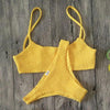 Bikinis Women Swimwear Two Piece Set Women Plus Size Swimwear Bandage Push-Up Padded Bra Bikini Set Swimsuit Bathing Suit Women Push-up Padded Bra Bandage Bikini Set Swimsuit Swimwear Bathing by Stevvex