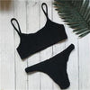 Bikinis Women Swimwear Two Piece Set Women Plus Size Swimwear Bandage Push-Up Padded Bra Bikini Set Swimsuit Bathing Suit Women Push-up Padded Bra Bandage Bikini Set Swimsuit Swimwear Bathing by Stevvex