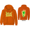 Billie Eilish Airbrush Flames Blohsh [Sweatshirt] by Rock Band Apparel