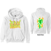 Billie Eilish Airbrush Flames Blohsh [Sweatshirt] by Rock Band Apparel