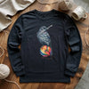 Crochet Crow Long Sleeve T-shirt by YarnMerch