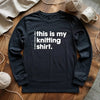Everyday Knitting Long Sleeve T-shirt by YarnMerch