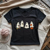 Ghost Stitchers Society Lady V-neck by YarnMerch