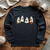 Ghost Stitchers Society Long Sleeve T-shirt by YarnMerch