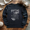 Gothic Knitter Long Sleeve T-shirt by YarnMerch