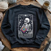 Skeleton Crocheter Tarot Sweatshirt by YarnMerch