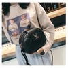 Black Beauty Women's Shoulder Crossbody Bag For Females Fashionable Handbag PU Famous Designer Clutch by Stevvex