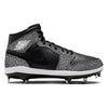 "Black Elephant" Jordan 1 Retro Cleats by Stadium Custom Kicks