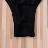 Black Micro Bikini Set Women 2 Pieces Swimsuit Swimwear Push Up Padded Bra Thongs Bathing Suit Beachwear Women's Tie Side Bottom Padded Top Triangle Bikini Bathing Suit by Stevvex