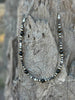 Black Onyx Eclipse Beaded Necklace by Wild Junkie