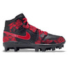 "Black Rose" Jordan 1 Retro MCS Cleats by Stadium Custom Kicks