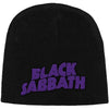Black Sabbath Purple Logo [Hat] by Rock Band Apparel