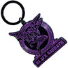 Black Sabbath Purple Text Logo & Daemon [Keychain] by Rock Band Apparel