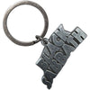 Black Sabbath Silver Wavy Logo [Keychain] by Rock Band Apparel