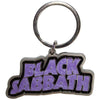 Black Sabbath Wavy Logo Bordered [Keychain] by Rock Band Apparel