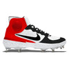"Black Toe" Nike Alpha Huarache Elite 3 Mid Cleats by Stadium Custom Kicks
