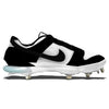 "Black & White Dunk" Nike Force Zoom Trout 7 Pro Cleats by Stadium Custom Kicks