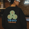 NYC 1990 Tennis Crewneck Sweatshirt – Vintage Sport Graphic Pullover by Hey Jude Graphic Tees