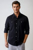 Buki’s Cinqo Western Tech Shirt - Black by Buki