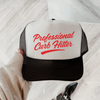 Professional Curb Hitter Trucker Hat – Funny Mom Life Parenting Baseball Trucker Cap by Hey Jude Graphic Tees