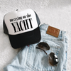 No Crying on the Yacht Trucker Hat by Hey Jude Graphic Tees