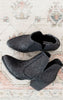 Fiera Glitter Booties in Black