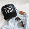 No Crying on the Yacht Trucker Hat by Hey Jude Graphic Tees