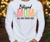 Blessed Mom – White by Carolina Country Bling