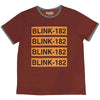 Blink-182 Logo Repeat [T-Shirt] by Rock Band Apparel