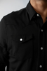 Buki’s Cinqo Western Tech Shirt - Black by Buki
