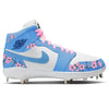 "Blossoms" Jordan 1 Retro Cleats by Stadium Custom Kicks